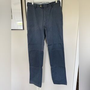 Peter Millar Raleigh Washed navy Blue Chinos Straight Leg 33x34 NWOT!!